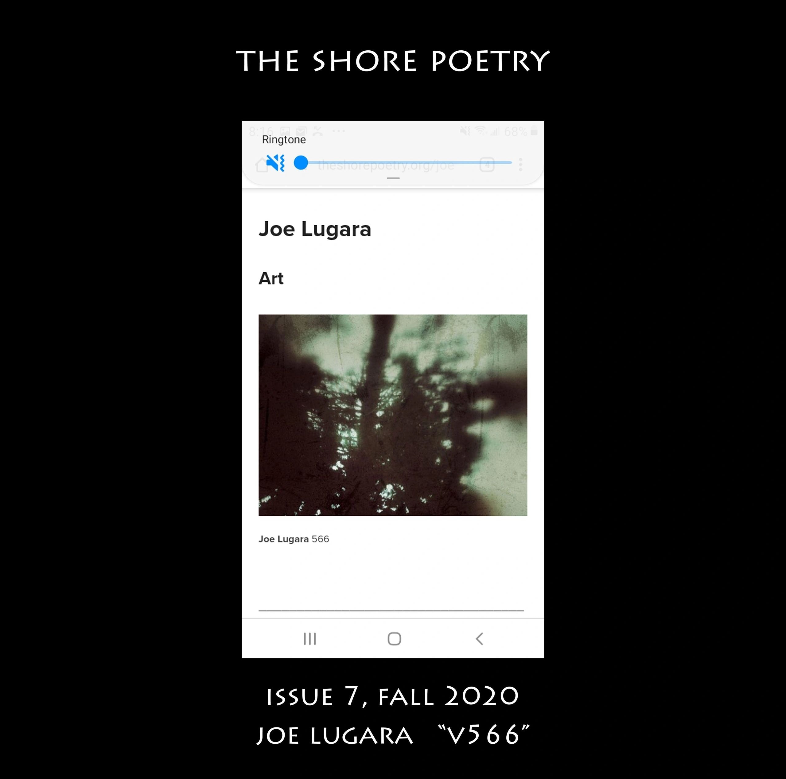 The Shore Poetry — Issue 7, Fall 2020, art page