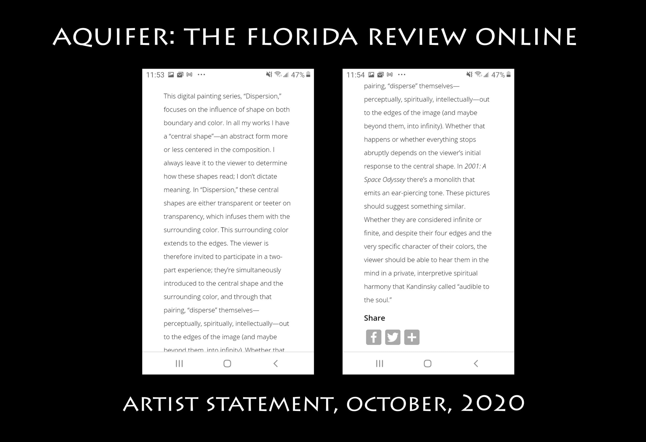 "Aquifer — The Florida Review Online" — photography/computer art by Joe Lugara